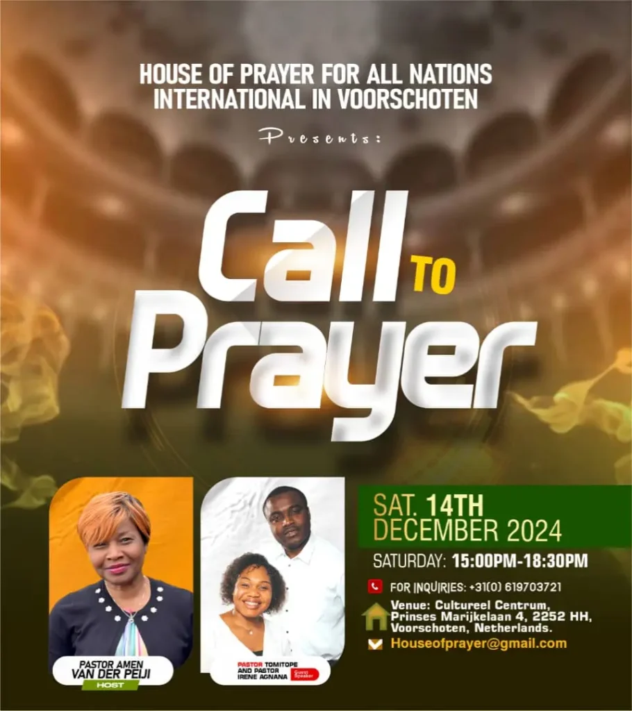 Call to prayer 2024